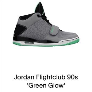 7.5 M, Jordan Fightclub 90s- Green Glow,